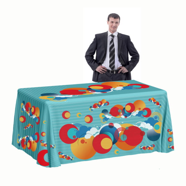 Printed Tablecloth for 150cm table - Short Rear Drop - Image 4