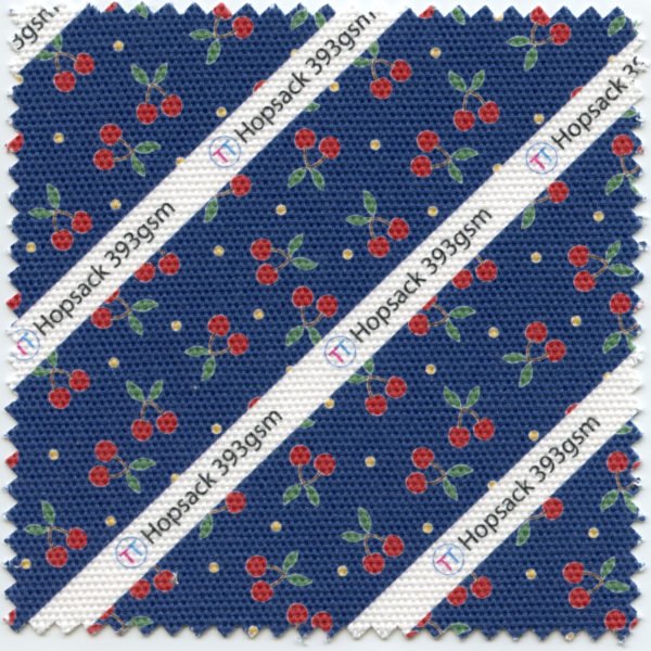 Hopsack Printed Fabric