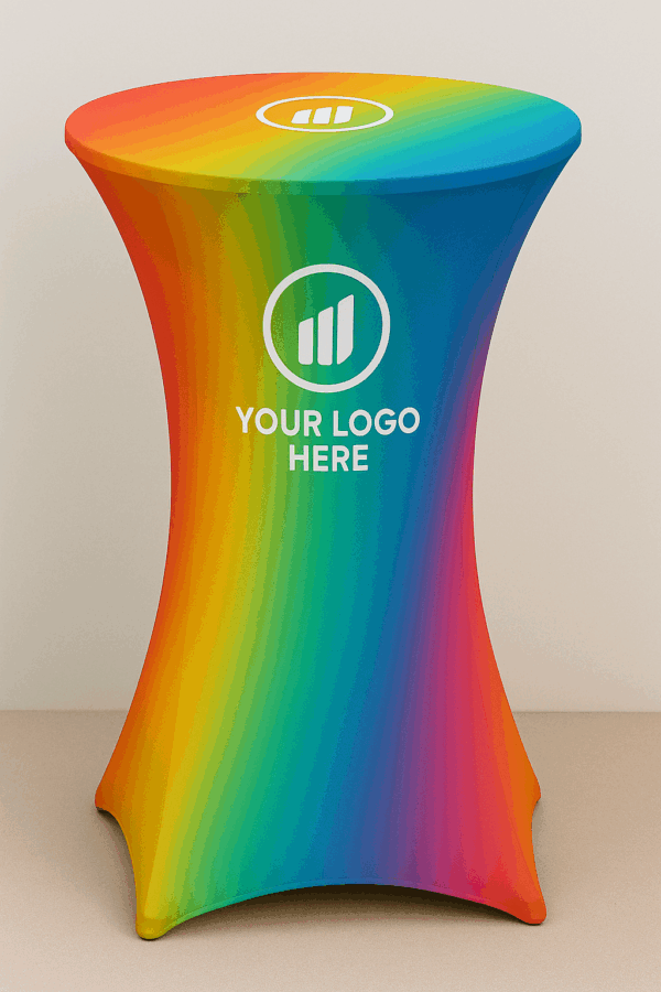 Custom Printed Poseur Table Covers